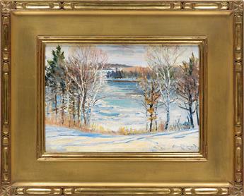 ORLANDO ROULAND Winter Landscape.